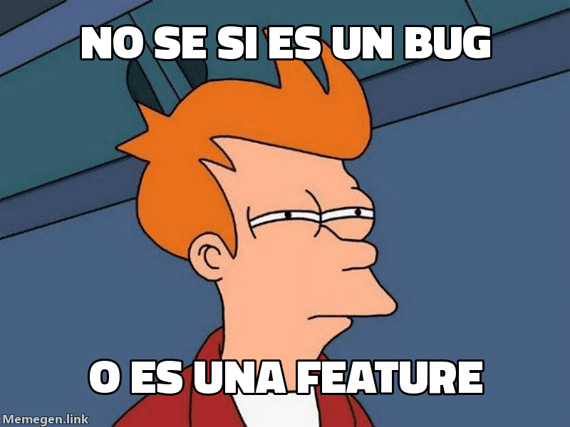 Respuesta del cliente cuando reporto un bug crítico
